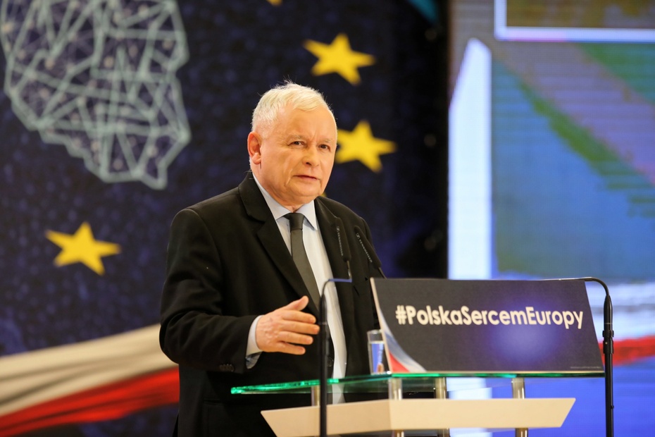 Jarosław Kaczyński. fot. PAP/Andrzej Grygiel