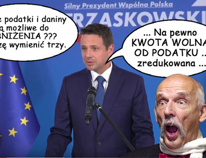 Trzaskowski opowiada się za obniżeniem KWOTY WOLNEJ OD PODATKU