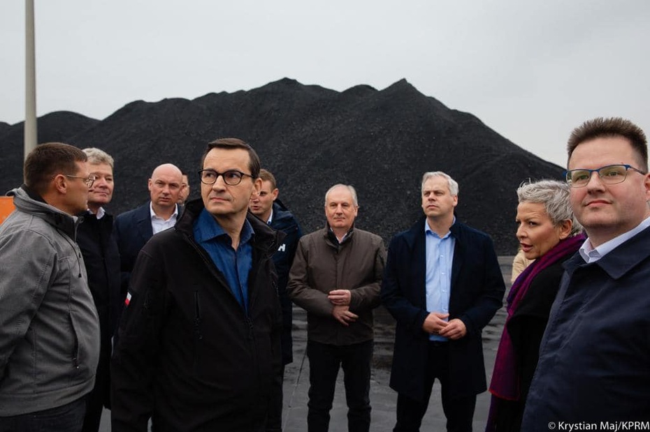 Jakość tego węgla jest sprawdzana trzykrotnie - mówił premier Mateusz Morawiecki podczas sobotniej konferencji w Gdańsku. fot. Krystian Maj/KPRM
