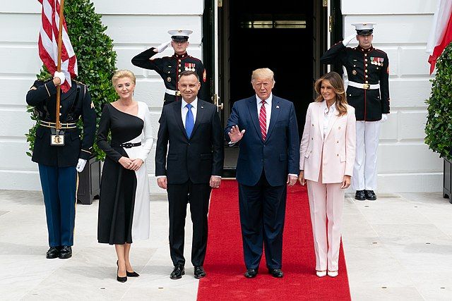 Donald Trump, Melania Trump, Andrzej Duda, Agata Duda