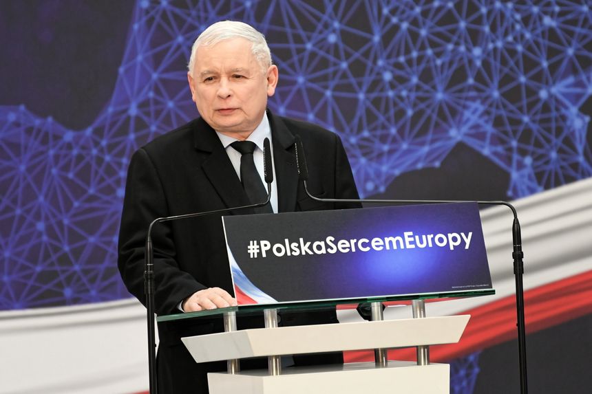 Jarosław Kaczyński na konwencji PiS w Gdańsku. Fot. PAP/Adam Warżawa