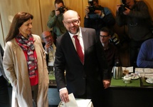 Wybory w Niemczech. fot. PAP/EPA/FRIEDEMANN VOGEL