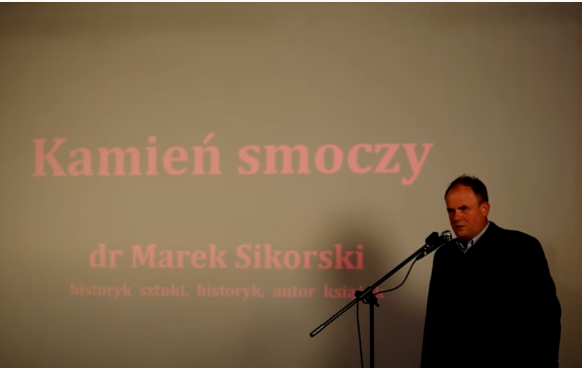 Marek Sikorski, "Kamień smoczy", prelekcja