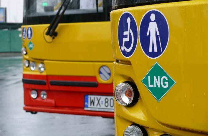 W Warszawie jeżdżą autobusy napędzane LNG.