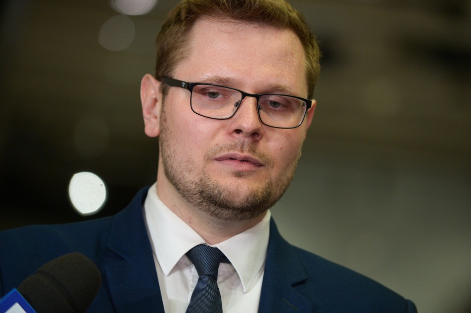 Michał Woś. Fot. PAP/Marcin Obara