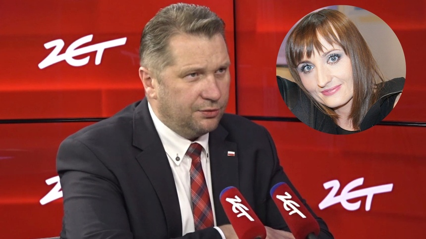 Minister Przemysław Czarnek uważa, że nie ma za co przepraszać Justyny Dobrosz-Oracz, fot. Radio Zet/Wikipedia