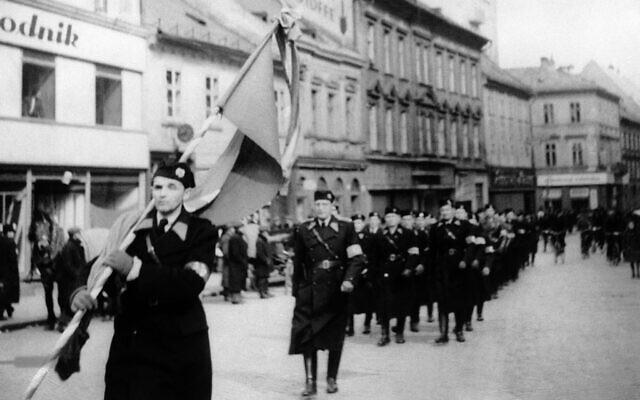 Bratislava, Slovakia, on March 14, 1939. (AP Photo)