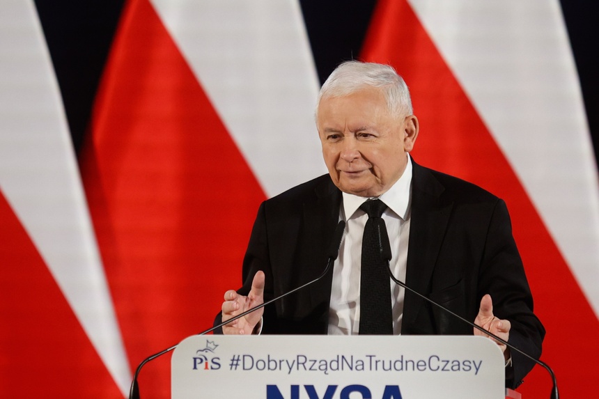 Kaczyński został ukarany naganą przez komisję etyki poselskiej. Źródło: PAP/Aleksander Koźmiński