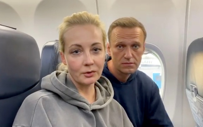 Alexei Navalny wraca do Rosji. fot. PAP/EPA