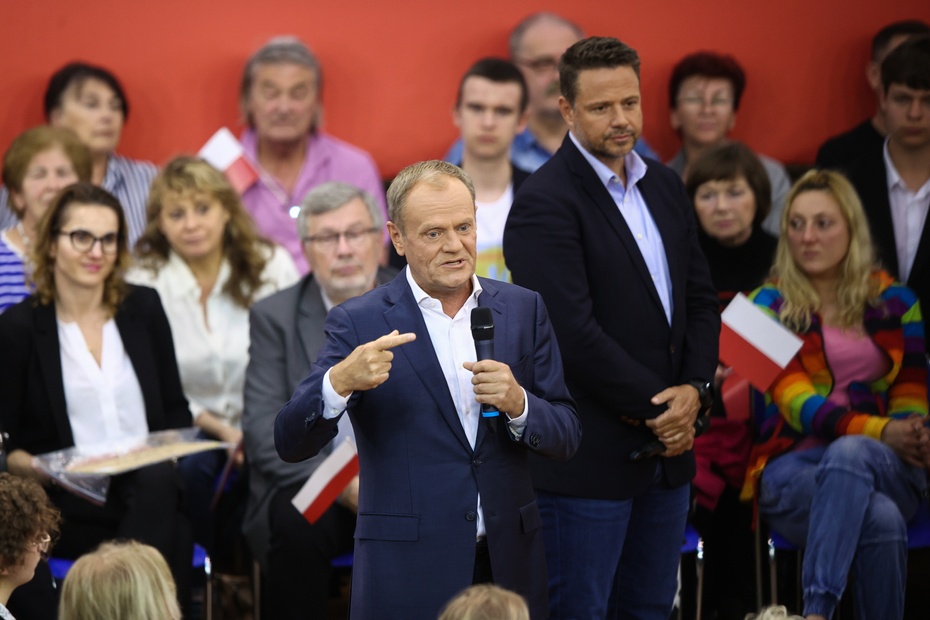 Donald Tusk zdecydowanie zachęca do udziału w demonstracji 4 czerwca Fot. PAP/Łukasz Gągulski