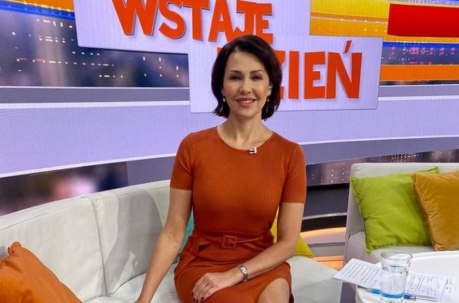 Anna Popek w programie "Wstaje dzień", fot. Instagram/profil dziennikarki