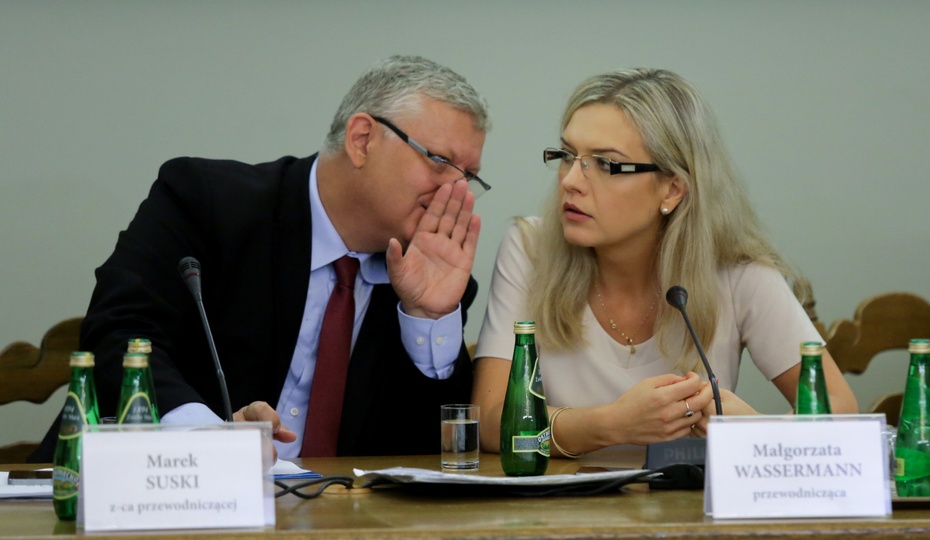 Posiedzenie komisji ds. Amber Gold. fot. PAP/Tomasz Gzell