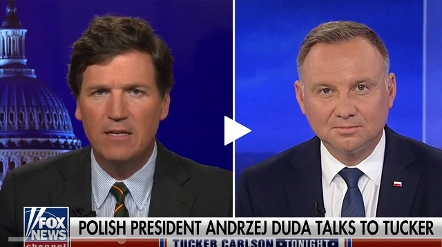 Andrzej Duda w Fox News. Screen/Fox News