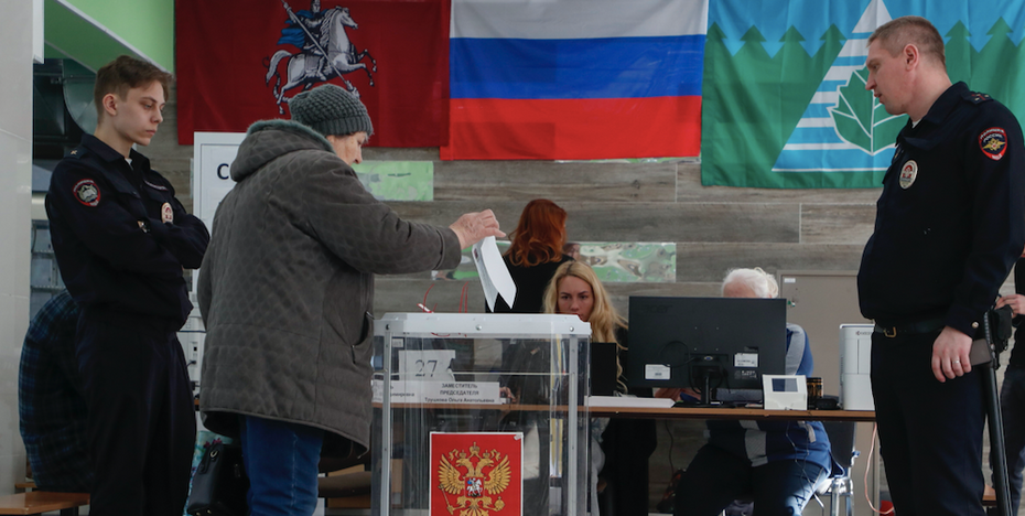 Wybory w Rosji. Fot. EPA/MAXIM SHIPENKOV