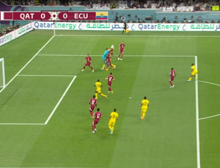Mecz otwarcia Katar - Ekwador. Listkiewicz na VAR-ze, kontrowersyjny spalony
