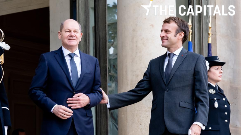 Olaf Scholz i Emmanuel Macron, fot. FB prezydenta Francji
