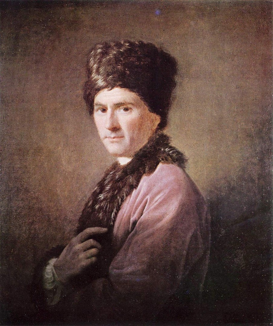 Allan Ramsay  (1713–1784), portret Jana Jakuba Rousseau, 1766