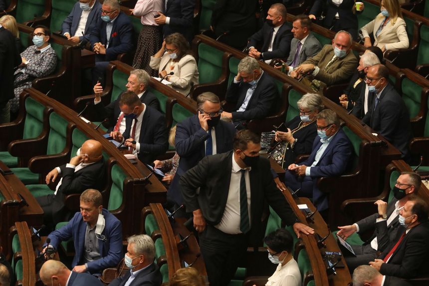 Sejm. Fot. PAP/Albert Zawada
