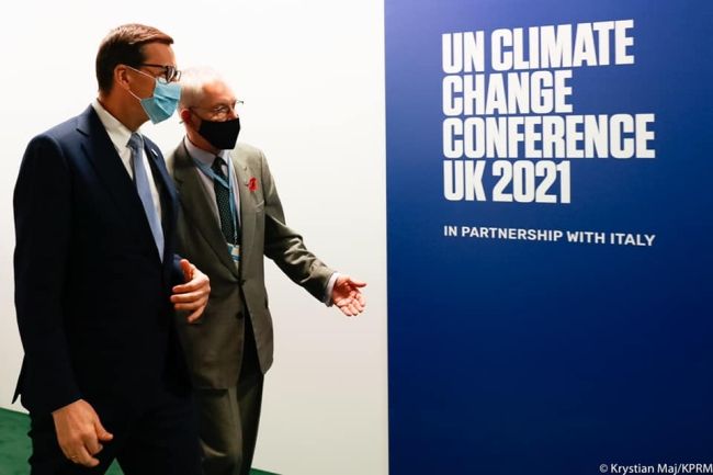 Premier na szczycie klimatycznym w Glasgow, fot. Krystian Maj/KPRM