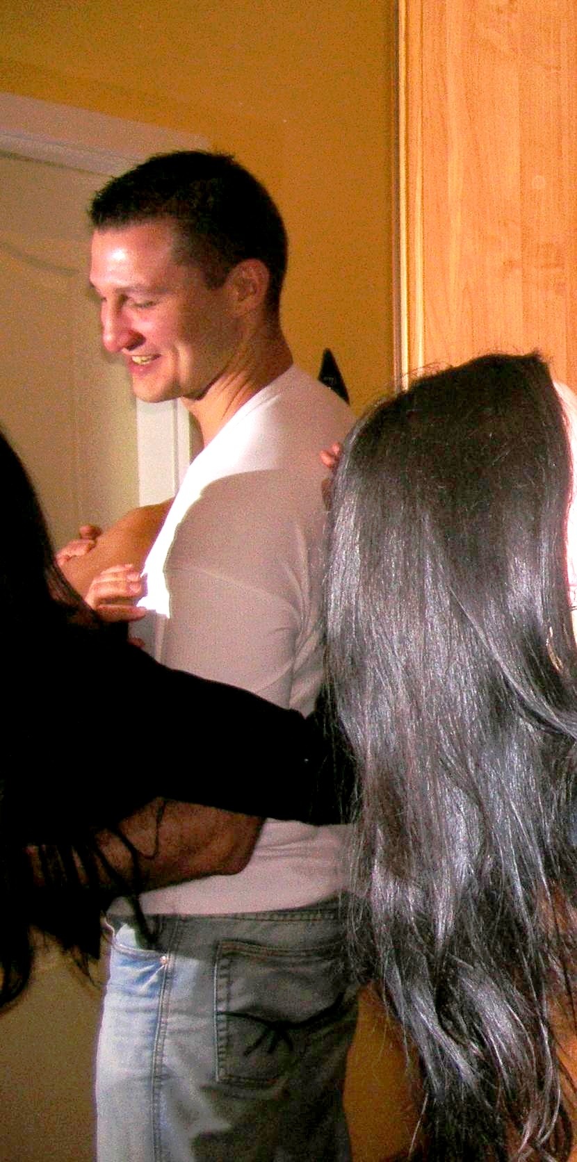 Piotr w me urodziny. Lustrzane odbicie.