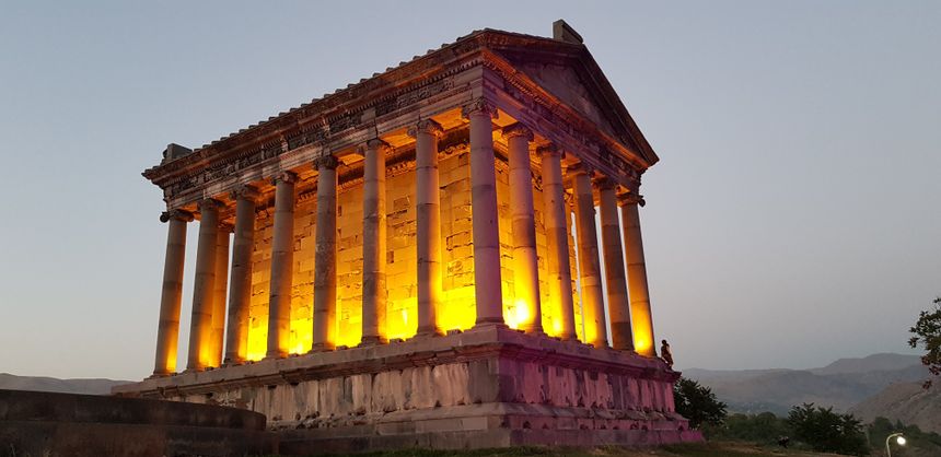 rzymska świątynia Garni, 30 sierpnia 2018. fot. P. Skalik.