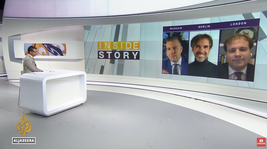 Kadr z programu Inside Story w telewizji Al Jazeera. Fot. YouTube
