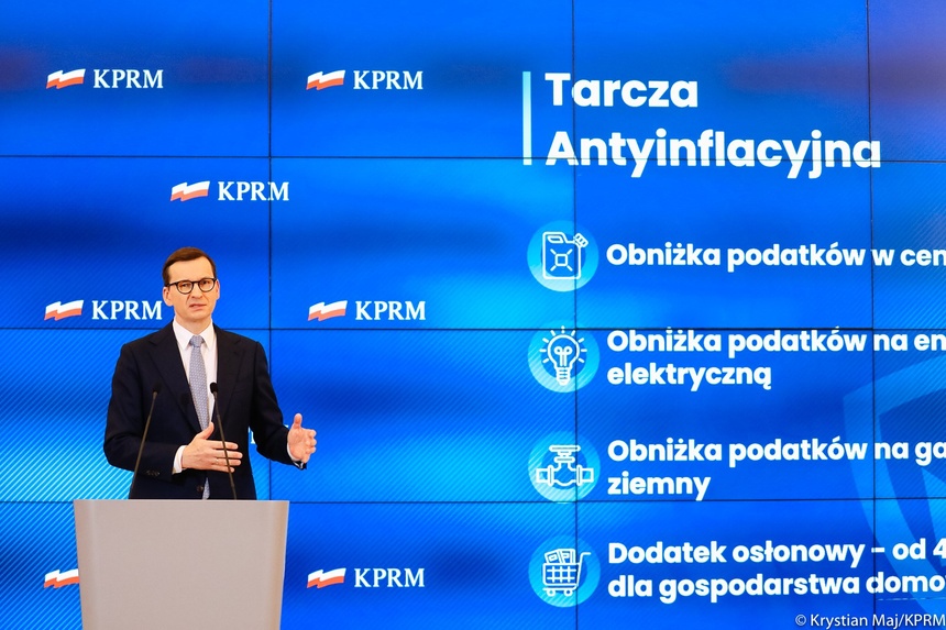 Premier Mateusz Morawiecki. Fot. KPRM