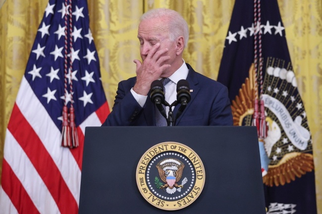 Prezydent USA Joe Biden. Fot. PAP/PAP/EPA/OLIVER CONTRERAS / POOL