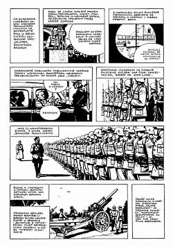 Plansza z komiksu "Westerplatte. Załoga śmierci" (wyd. 2004).
