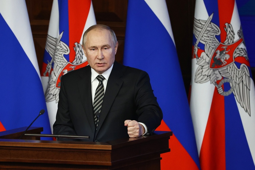 Władimir Putin. fot. PAP/EPA/MIKHAIL TERESHCHENKO / KREMLIN POOL / SPUTNIK