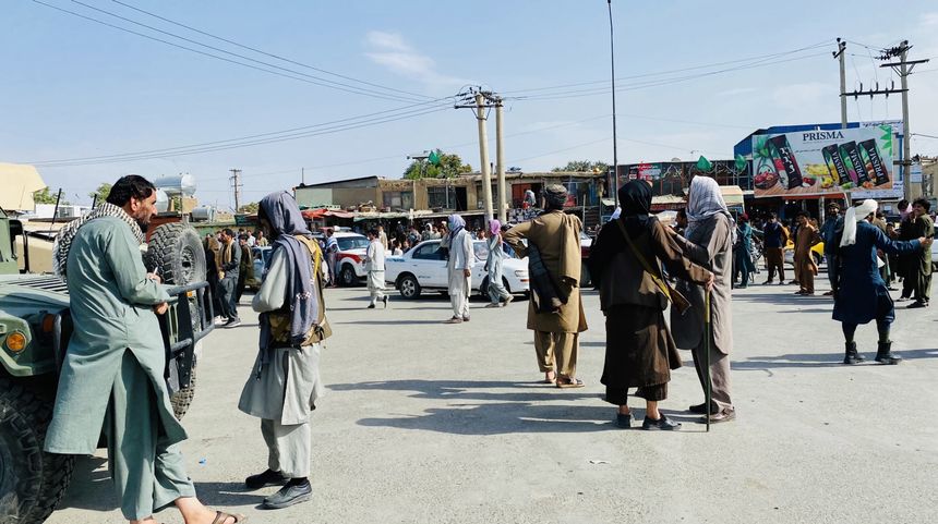 W Kabulu dochodzi do katastrofy humanitarnej. Fot. PAP/EPA