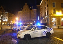 Policja w centrum Brukseli, zdj. ilustracyjne, fot. Flickr