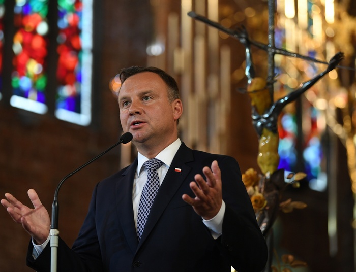 Andrzej Duda o sądach w rocznicę Sierpnia'80. "Gdzie wtedy byli obrońcy konstytucji?"