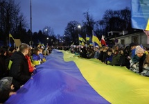 Demonstracja antywojenna w Warszawie. Fot. PAP