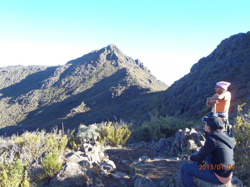 Widok na Cerro Chirripo. Jeszcze godzina. Ziem bez ziemi