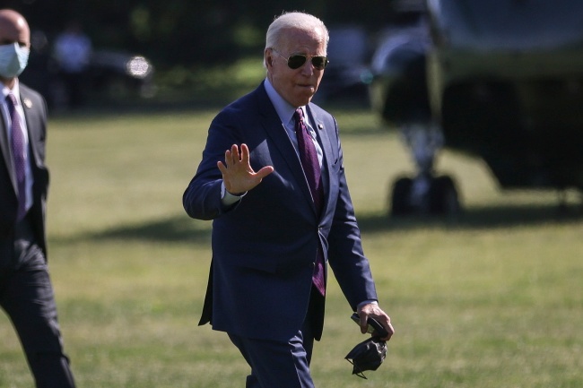 Prezydent USA Joe Biden. Fot. PAP/EPA/Oliver Contreras / POOL