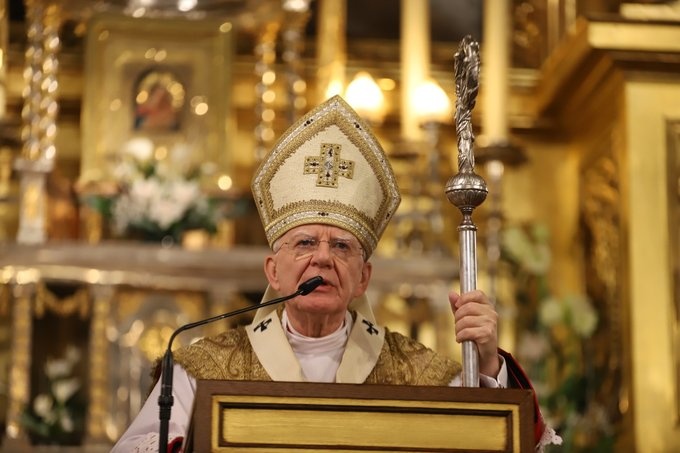 Metropolita krakowski przewodniczył uroczystej Pasterce w katedrze na Wawelu. Fot. Archidiecezja Krakowska