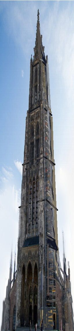 The Tower of Christianity Warsaw najwyższy budynek w UE i PL propozycja neo-gotycka2