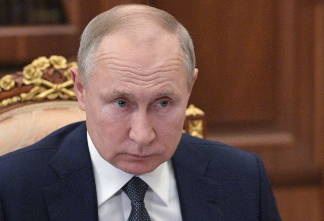 Prezydent Rosji Władimir Putin. Fot. PAP/EPA/ALEXEI DRUZHININ / SPUTNIK / KREMLIN POOL