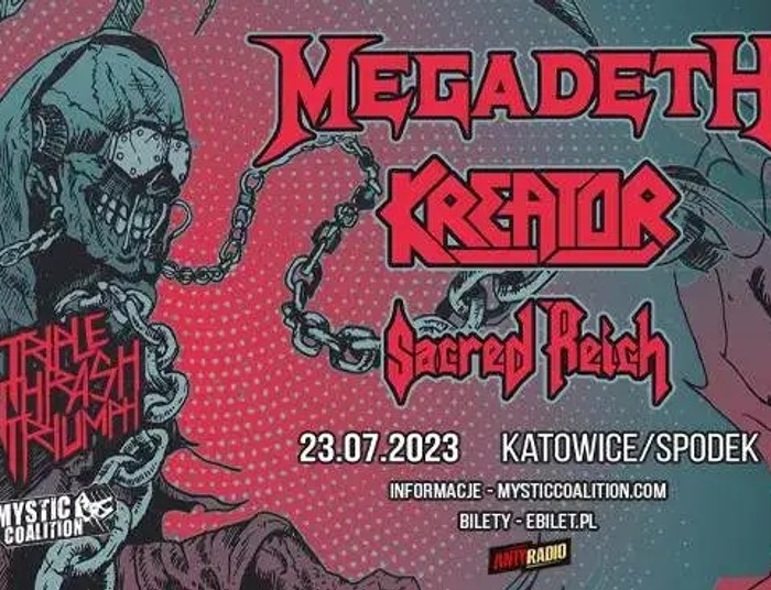 Triumf potrójny: Megadeth / Kreator - Relacja