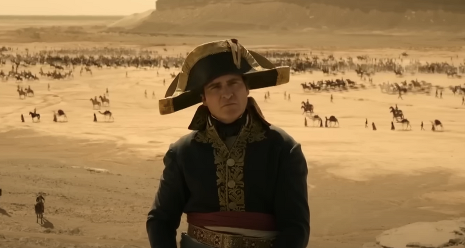 (Joaquin Phoenix jako Napoleon Bonaparte. Fot. YouTube/ Rotten Tomatoes Trailers)