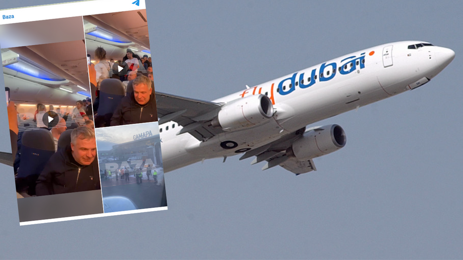 Na pokładzie samolotu linii FlyDubai doszło do kłótni dwóch mężczyzn. Poszło o wojnę na Ukrainę. (fot. Telegram, Flickr)