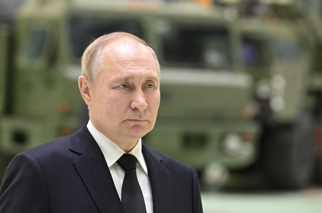 fot. Prezydent Rosji Władimir Putin w Obuchowie fot. AP/EPA/ALEXEY DANICHEV