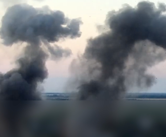 Atak na Mikołajowszczyznę został przeprowadzony z okupowanego obwodu chersońskiego przy użyciu systemów przeciwlotniczych S-300. fot. Telegram