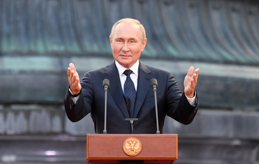 Prezydent Rosji Władimir Putin. Fot. 	PAP/EPA/ILYA PITALEV/SPUTNIK/KREMLIN POOL
