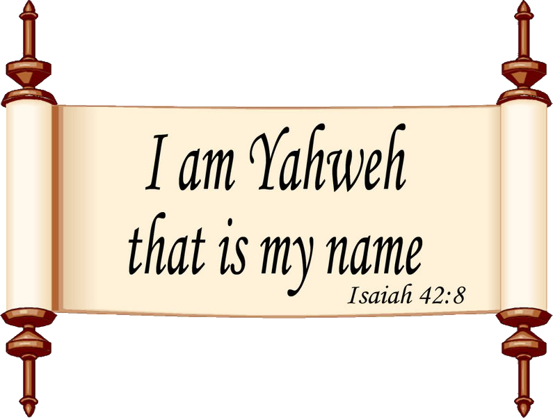 Ja jestem Jahwe takie jest Imię Moje - Izajasz 42:8