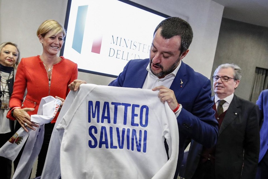 Wicepremier rządu Włoch, Matteo Salvini. Fot. Facebook/Matteo Salvini