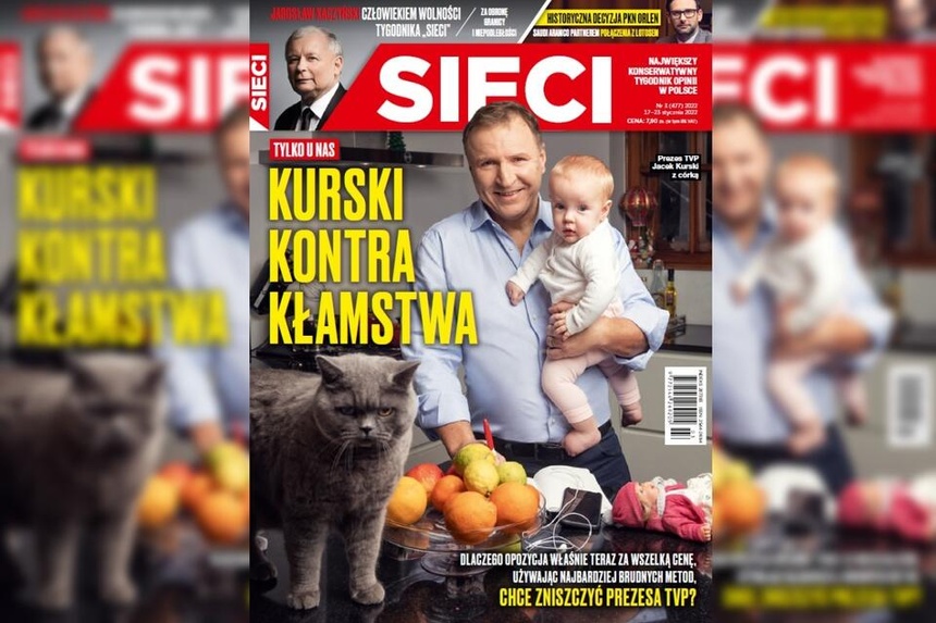 Jacek Kurski na okładce "Sieci". Fot. wpolityce.pl