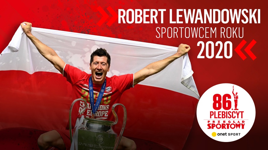 Robert Lewandowski wygrał kolejny plebiscyt. Fot. Twitter/Przegląd Sportowy