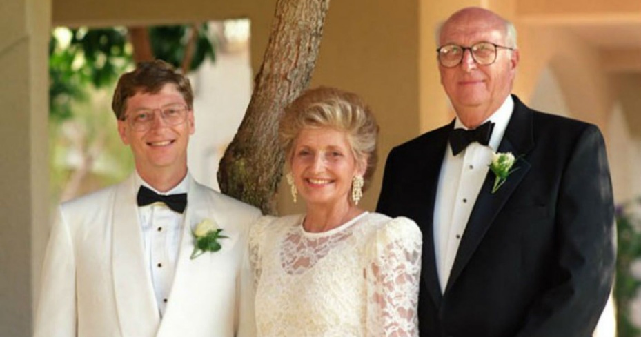 Bill Gates z rodzicami